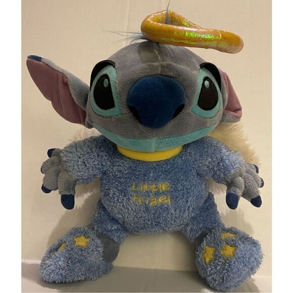 Disney Exclusive 12” Little Angel Blue Alien Lilo & Stitch Plush Stuffed Animal - Picture 1 of 5